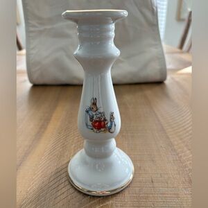 VINTAGE RARE REUTTER PORZELLAN GERMANY BEATRIX POTTER CANDLESTICK HOLDER
